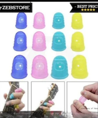 Pelindung-Protector-Jari-Finger-Gitar-Guitar-Silicone-Set-4pcs