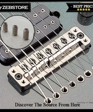 Penahan-Senar-String-Ferrules-Body-Gitar-Guides-Barrel-Chrome-6Pcs