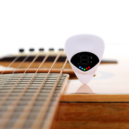 Pick Tuner Folk Electric Guitar Ukulele Bass 2 in 1 LED PT 01 0.6mm - Image 3