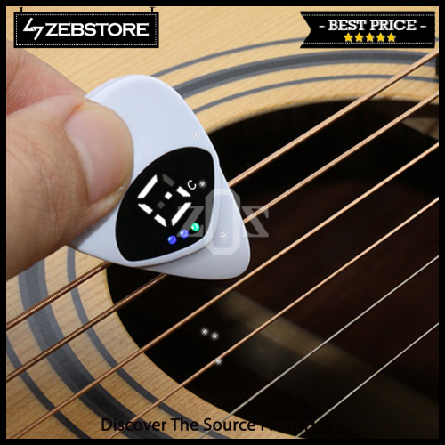 Pick-Tuner-Folk-Electric-Guitar-Ukulele-Bass-2-in-1-LED-PT-01-0.6mm