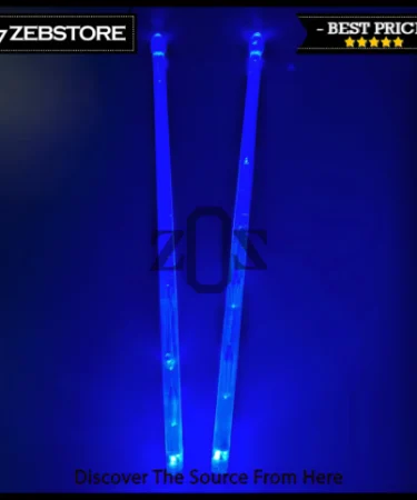 Stik Stick Drum Nylon Lampu Crystal LED Lighting 5A Battery 405mm