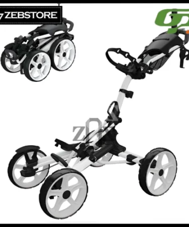 Troli Trolley Bag Golf Gaopin 4 Wheels Foldable With Umbrella Holder