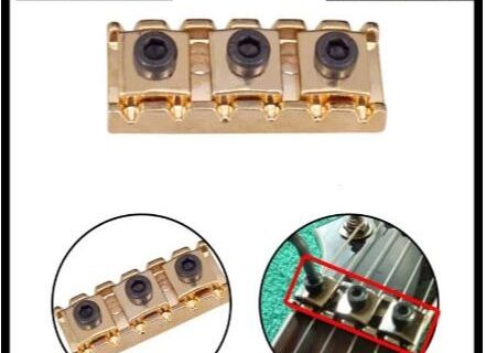 Nut Tremolo Locking Gitar Guitar Electric Elektrik 6 String Senar Gold