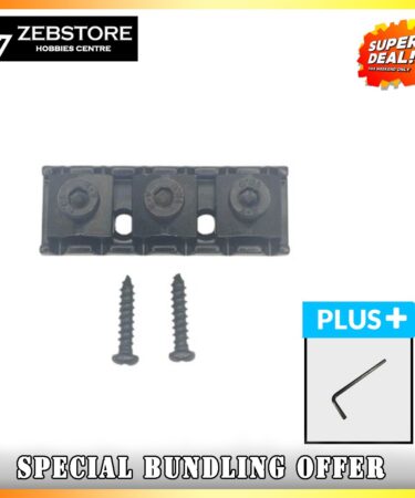 Locking Nut Senar Gitar Guitar Elektrik 6 String Black