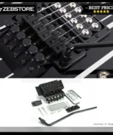 Bridge Tremolo Gitar Guitar Updown Floyd Rose Licensed 2 Point Black