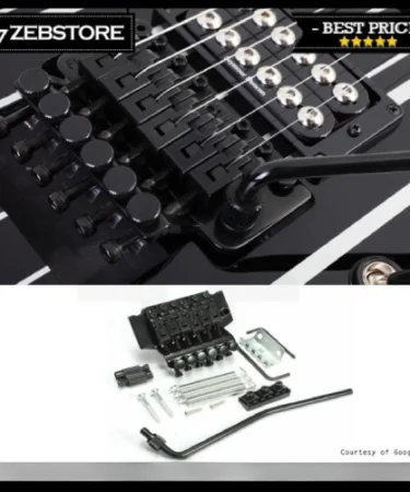 Bridge Tremolo Gitar Guitar Updown Floyd Rose Licensed 2 Point Black