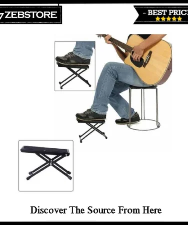 Footstool Footrest Stool Rest Sandaran Pijakan Kaki Gitar Adjustable