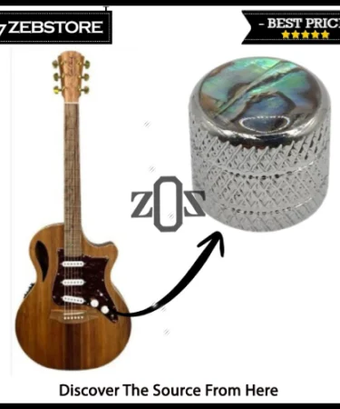 Knob Gitar Guitar Bell Metal Abalone C-1003 Chrome