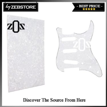 Bahan Material Pickguard Pelindung Body Gitar Pearl White 3 Ply
