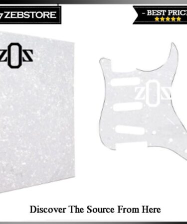Bahan Material Pickguard Pelindung Body Gitar Pearl White 3 Ply
