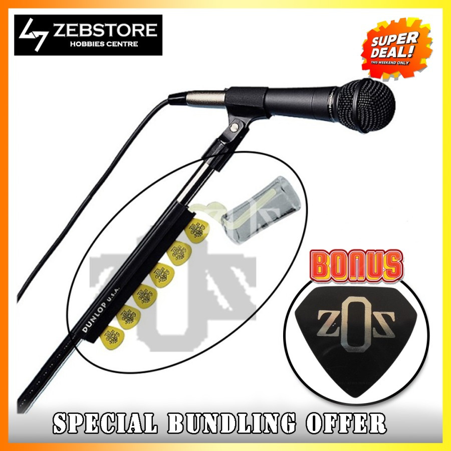 Tempat Klaber Pick Pickholder Stand Mic Dunlop 5015
