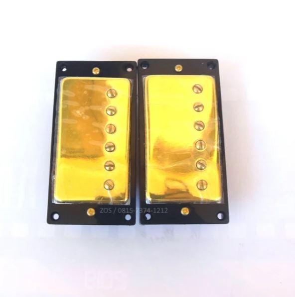 Pickup Guitar Humbucker Jinwoo LP 1702 Gold Set - Image 6