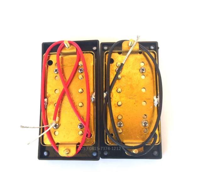 Pickup Guitar Humbucker Jinwoo LP 1702 Gold Set - Image 4