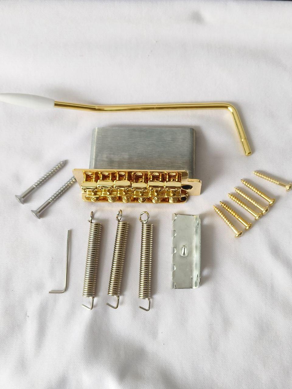 Bridge Tremolo Stratocaster MVB Semi Updown Gold - Image 5