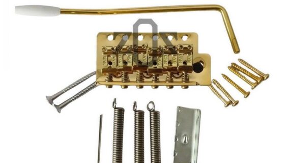 Bridge Tremolo Stratocaster MVB Semi Updown Gold