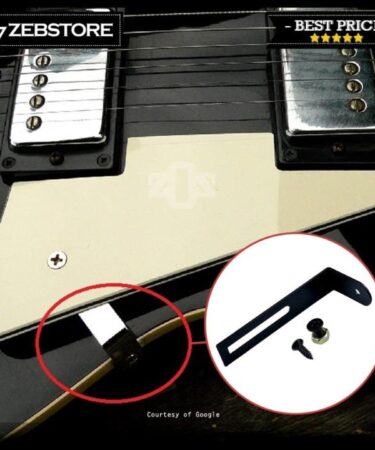 Mount Bracket Penyangga Pickguard Guitar Lespaul HK-001 Black