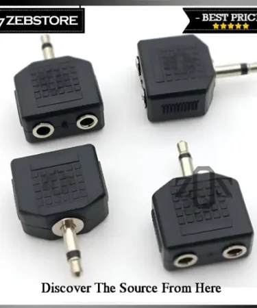 Konektor Connector Jack Cabang Audio Double Y 6.5mm To 6.5mm Stereo