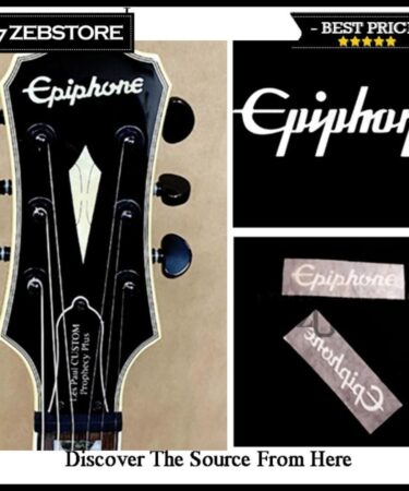 Inlay Pearl Epiphone Font Headstock Veneer