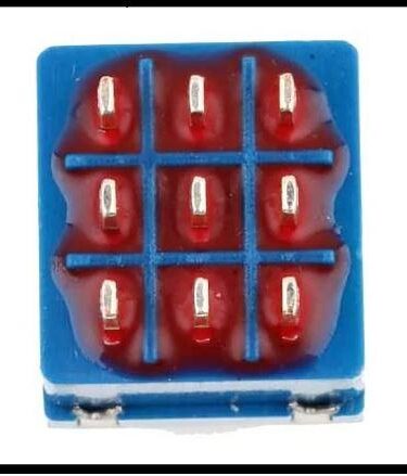 Saklar Switch Pedal Effects Stomp Foot Push 3PDT 9Pin Ring Light LED