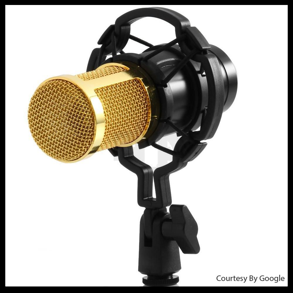 Microphone Condenser BM-800 Scissor Arm Stand Phantom Power Filter Set - Image 4