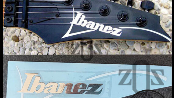 Decal Stiker Sticker Headstock Gitar Guitar Ibanez