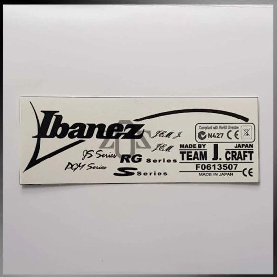 Stiker Sticker Decal Gitar Headstock Ibanez New Series - Image 3