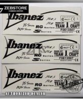 Stiker Sticker Decal Gitar Headstock Ibanez New Series