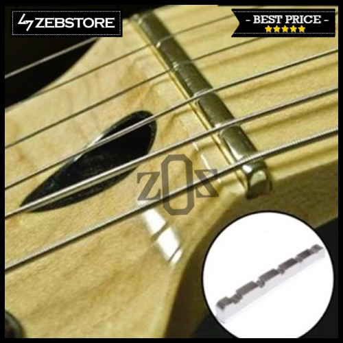 Nut Gitar Elektrik Electric Chrome Metal 6 String