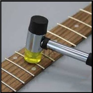 Palu Hammer Repair Fret Double Head Nylon Rubber
