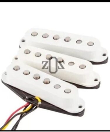 Pickup Gitar Guitar Humbucker HSS H-S-S Putih White Set