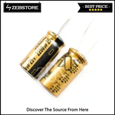 Kapasitor Capacitor Elco 220uF 25V Nichicon FW Gold