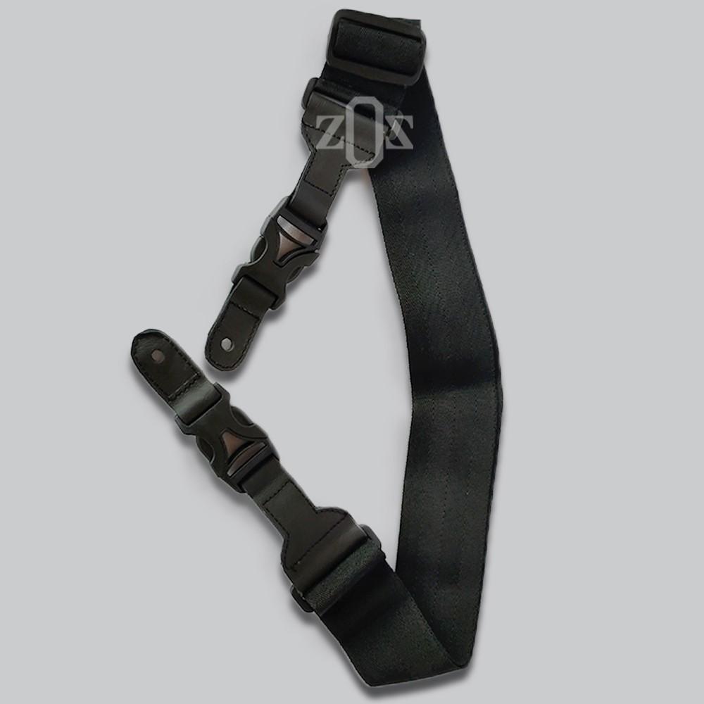 Tali Sabuk Strap Locking Gitar Guitar Ceklek Selot Black
