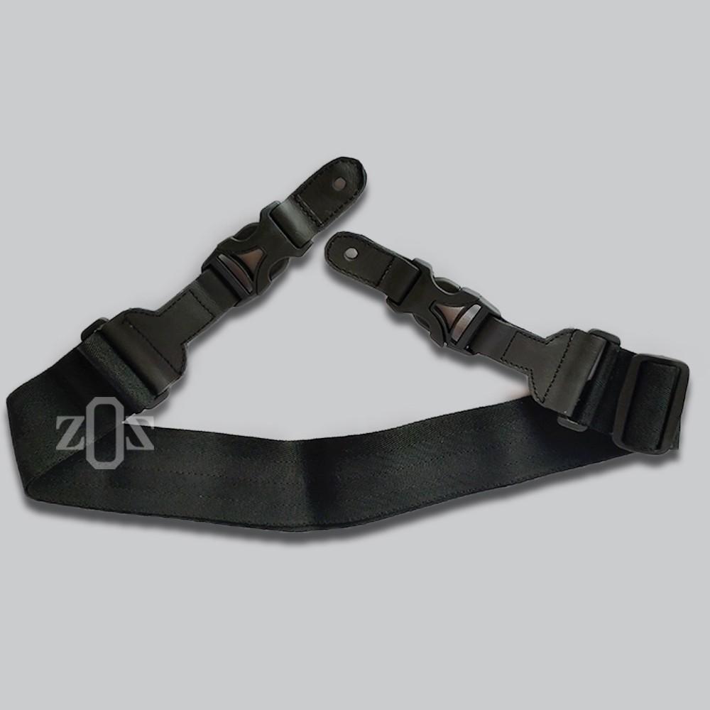 Tali Sabuk Strap Locking Gitar Guitar Ceklek Selot Black