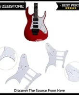 Pickguard Pelindung Body Gitar Ibanez H-S-H 3Ply Pearl White