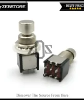 Switch Pedal Footswitch Foot Switch DPDT PCB 6 Pin Black