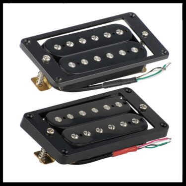 Pickup Guitar Humbucker Cowboy 403 Gibson 5 Wire Black