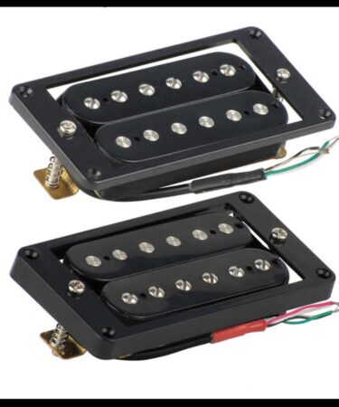 Pickup Guitar Humbucker Cowboy 403 Gibson 5 Wire Black