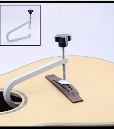 Clamp Cast Steel Throat Bridge Folk Acoustic