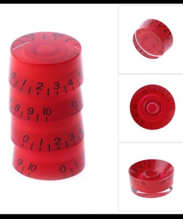 Knob Gitar Tube Pengatur Volume Epiphone Les Paul Red
