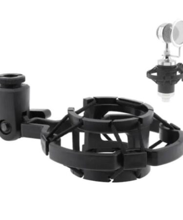 Microphone Mount Condenser Mic Holder Stand Clip Shock Proof Studio For Large Diaphragm