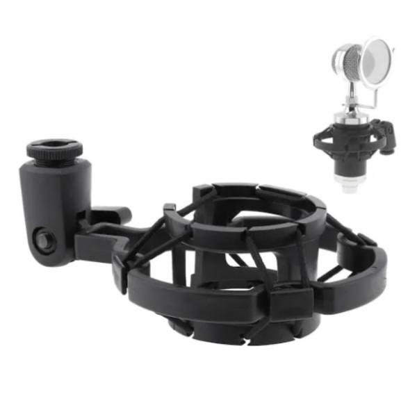 Microphone Mount Condenser Mic Holder Stand Clip Shock Proof Studio For Large Diaphragm