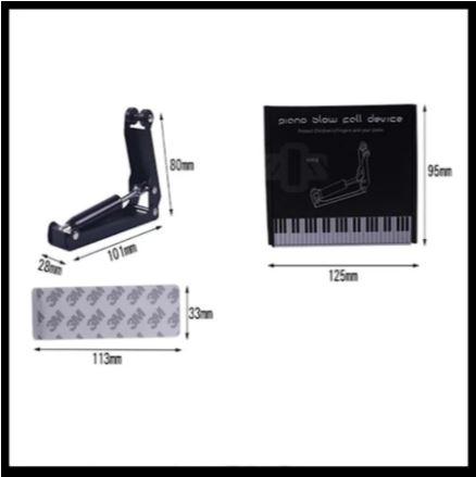 Penahan Penutup Pegas Soft-Close Papan Fallboard Piano Hidrolik