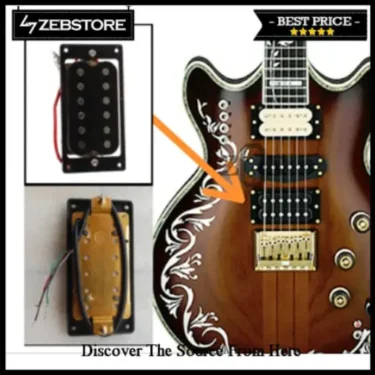 Pickup Guitar Humbucker Cowboy 403 Gibson 5 Wire Black