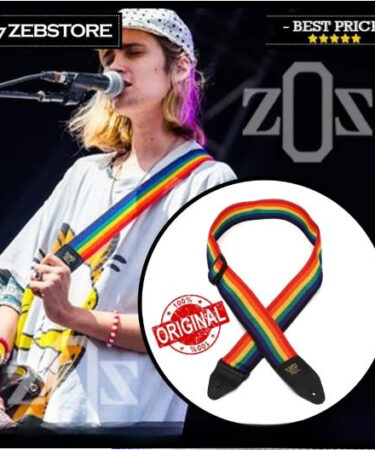 Strap Sabuk Tali Gitar Guitar Ernieball Rainbow
