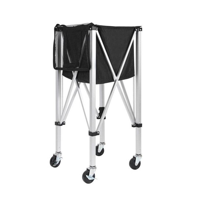 Using the universal wheels in the bottom design for easy moving; Two lockable wheels to fix the cart