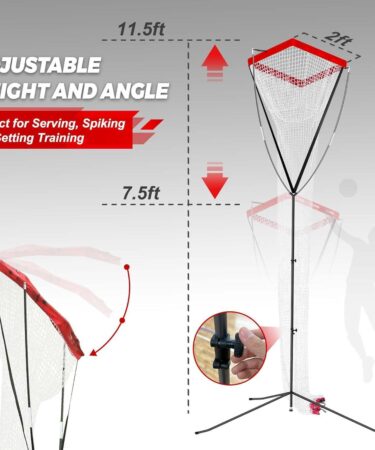 Jaring Net Latihan Trainer Setter Bola Voli Vollyball Adjustable High