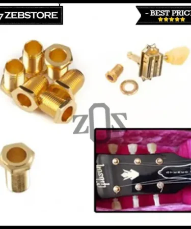 Baut Mur Screw In Bushing Peg Dryer Tuner Tuning Machine Guitar Gold