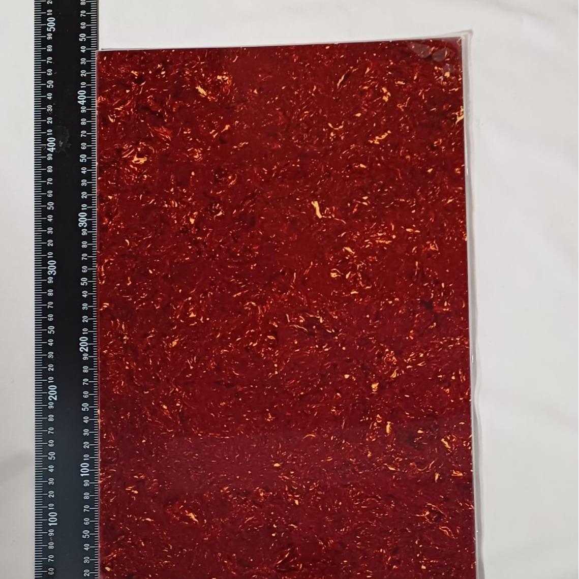 Bahan Material Pickguard Pelindung Body Gitar M00410-3 Tortoise 4 Ply