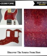 Bahan Material Pickguard Pelindung Body Gitar M00410-3 Tortoise 4 Ply