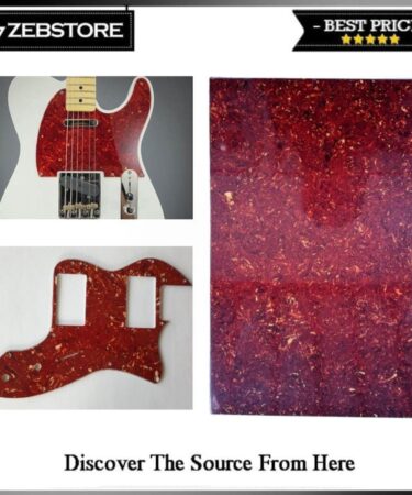 Bahan Material Pickguard Pelindung Body Gitar M00410-3 Tortoise 4 Ply